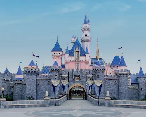 Sleeping Beauty's Castle at Walt Disneyland Resort in California